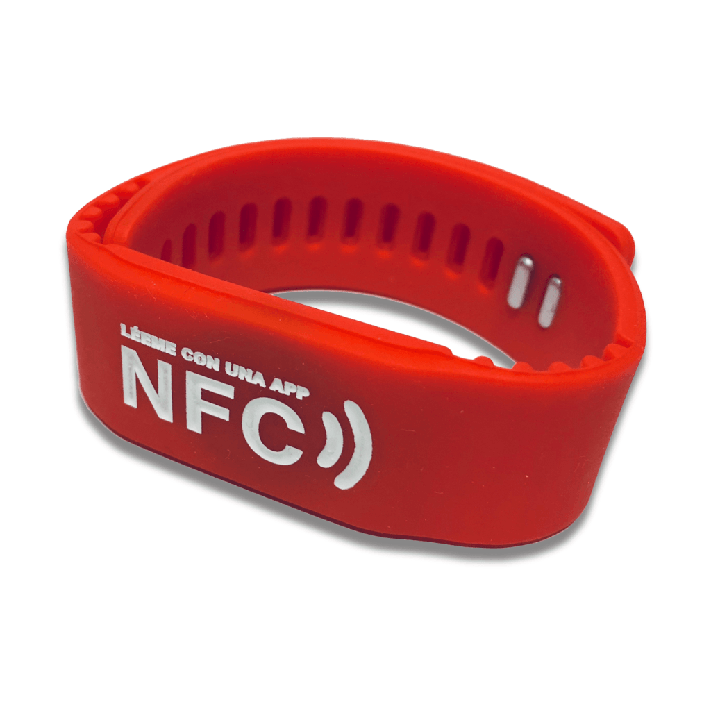 Pulsera Regulable De Silicona Con Nfc Pulserasalergias